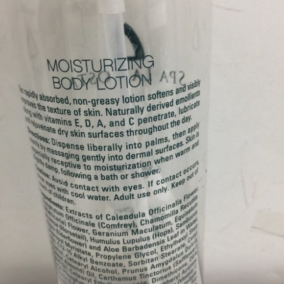 Spa La Costa Empty Lotion Pump Dispenser Bottle - Picture 6 of 7